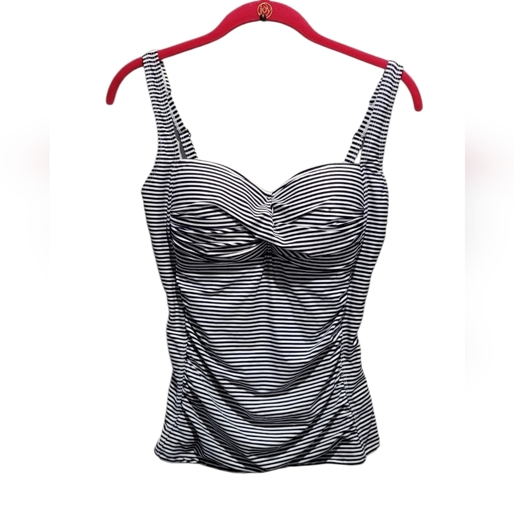 NipTuck Swim Sorrento Stripe Tankini Top – Size US 8 (AU/UK 12)